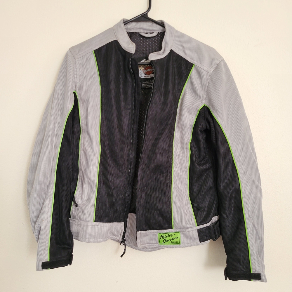 Vintage Harley Davidson Mesh Motorcycle Jacket Size Small